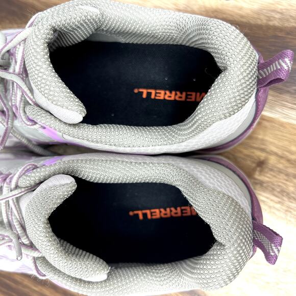 Merrell Women's 9.5 Siren Edge 3 Hiking Walking Waterproof Shoes Fondant Silver - Picture 5 of 9